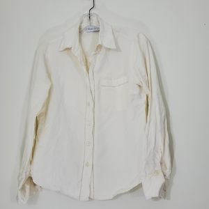 Marla Kim Beige Shirt, Size Small
